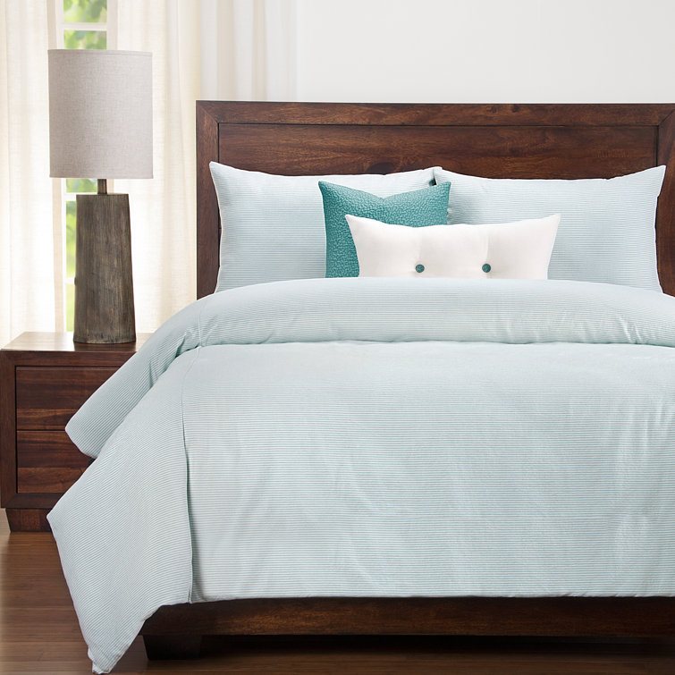 Gracie Oaks Peralez Cotton Blend Duvet Cover Set Wayfair